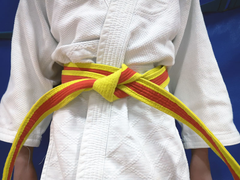Gürtel orange Judo 